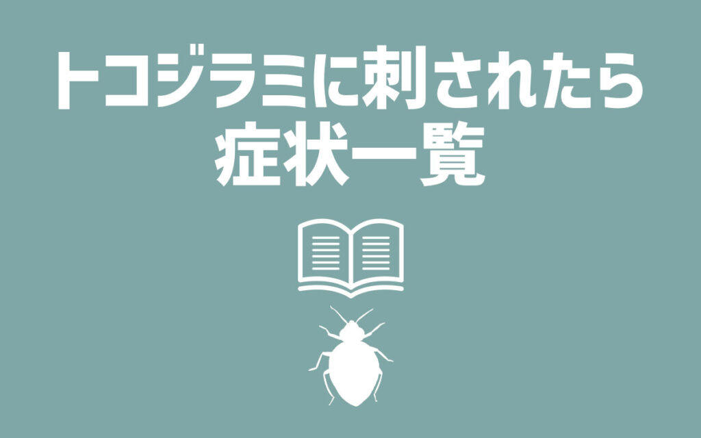 トコジラミの症状一覧