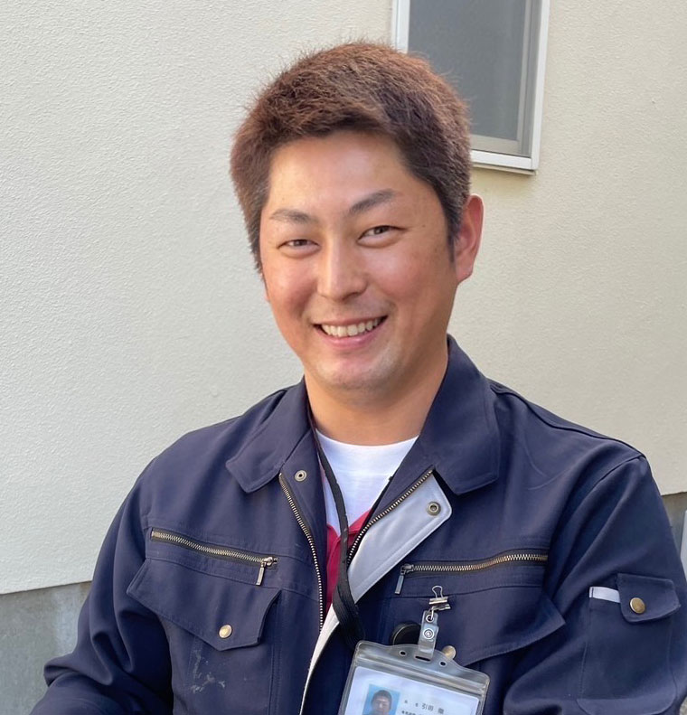 施工部長の引田です